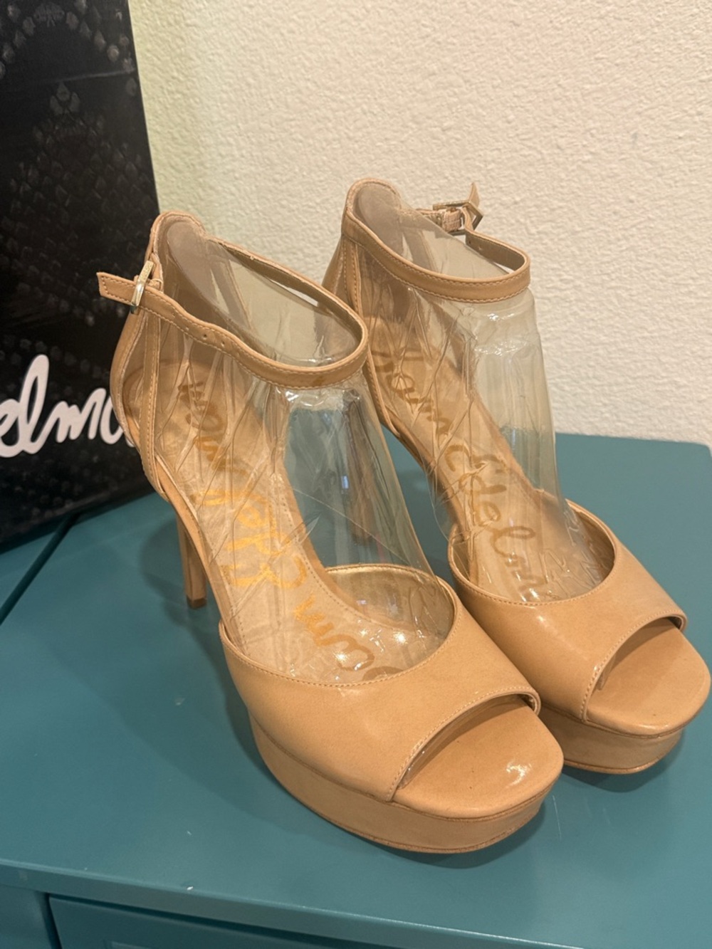 Sam Edelman Kayde Almond Platform Heels